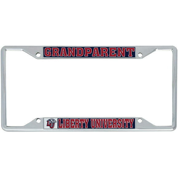 Desert Cactus Liberty University Flames Metal License Plate Frame for Front or Back of Car Officially Licensed Dad 